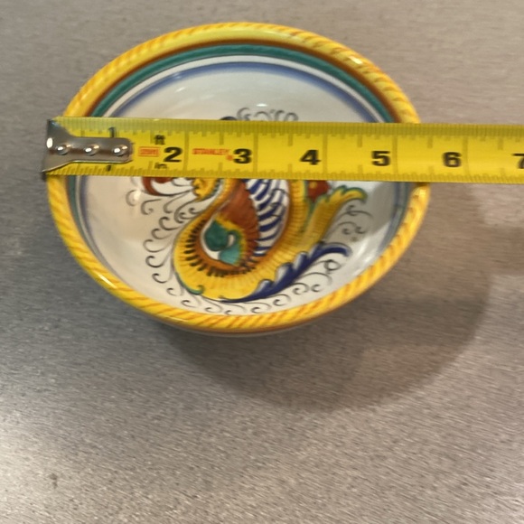 Italian Deruta Pottery - 5.5” Fratelli Mari bowl - Picture 5 of 6